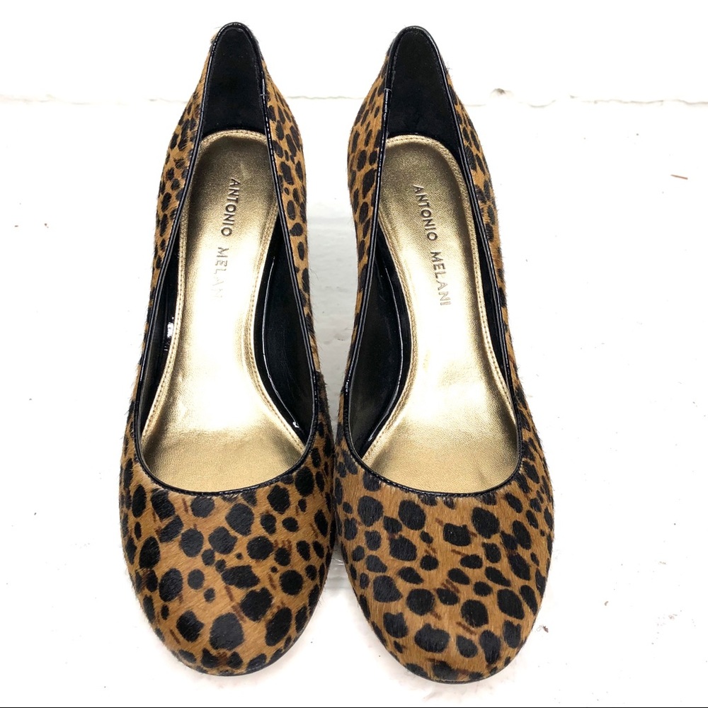 Antonio Melani calf hair animal print size 8M - Picture 2 of 8